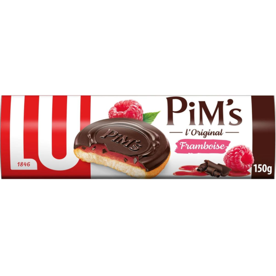 BISCUITS LU PIM'S FONDANT FRAMBOISE 150G