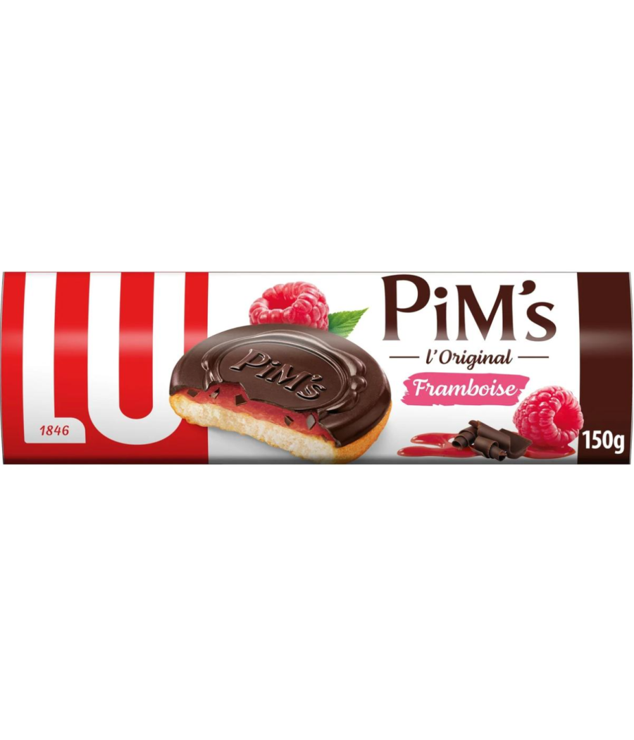 BISCUITS LU PIM'S FONDANT FRAMBOISE 150G