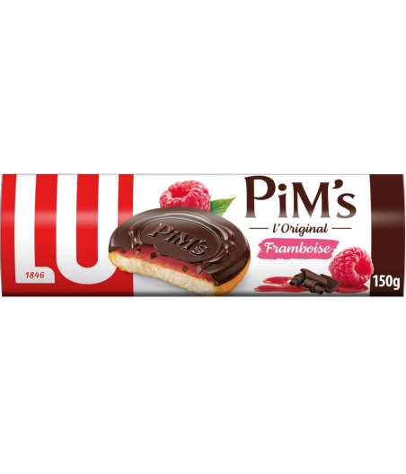 BISCUITS LU PIM'S FONDANT FRAMBOISE 150G