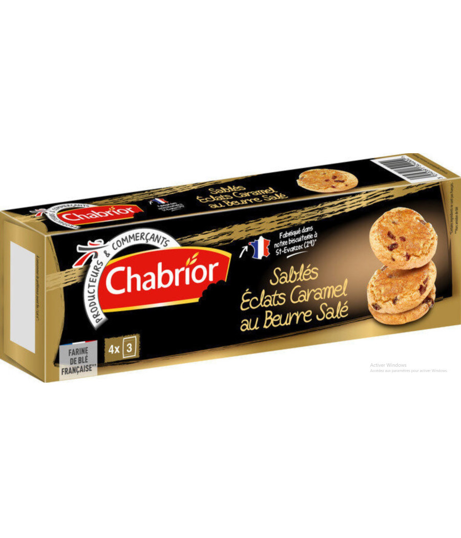 SABLES ECLATS DE CARAMEL AU BEURRE SALE CHABRIOR 125G