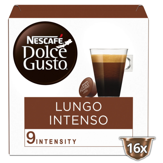 DOLCE GUSTO LUNGO INTENSO NESCAFE 16 CAPSULES