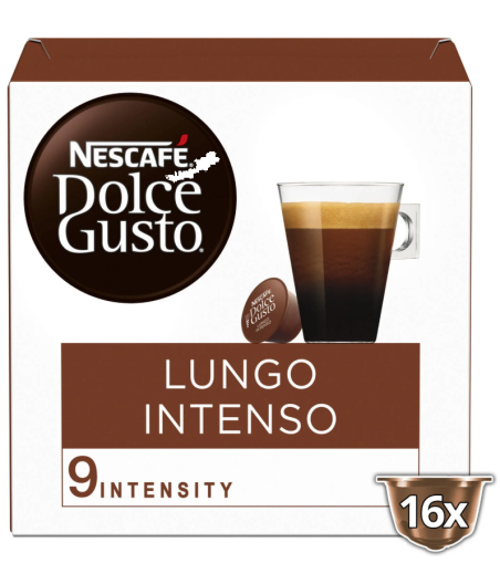 DOLCE GUSTO LUNGO INTENSO NESCAFE 16 CAPSULES