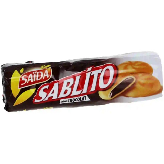 BISCUITS SABLITO CREME CHOCOLAT SAIDA 128G