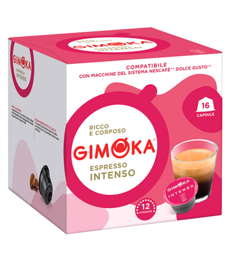 CAFE GIMOKA EXPRESSO INTENSE 16 CAPSULES