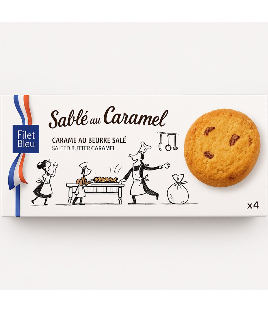 SABLE AU CARAMEL FILET BLEU 150G