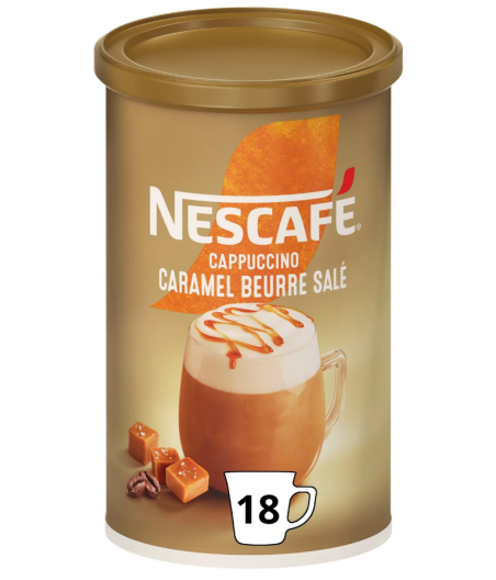 CAPPUCCINO CARAMEL BEURRE SALE NESCAFE 261G