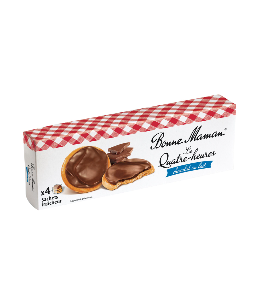 LE QUATRE-HEURES  CHOCOLAT AU LAIT BONNE MAMAN 160G