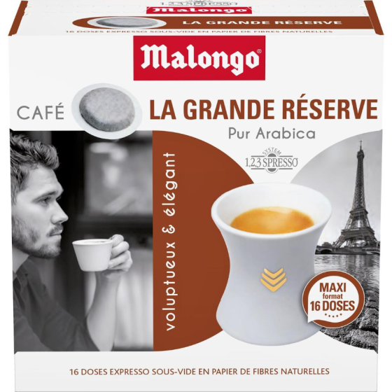 CAFE MALONGO LA GRANDE RESERVE 16 DOSETTES 104 G