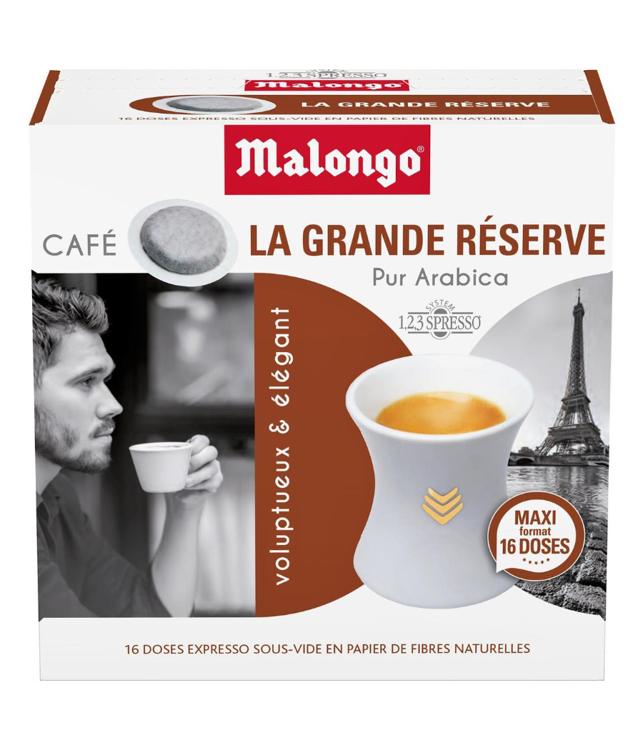 CAFE MALONGO LA GRANDE RESERVE 16 DOSETTES 104 G