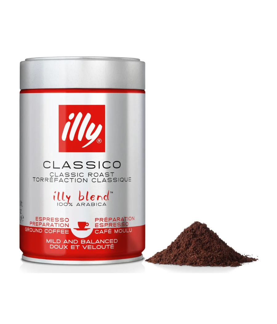 CAFE ILLY MOULU CLASSICO 100% ARABICA 250G