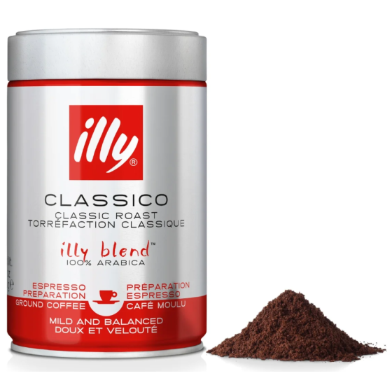 CAFE ILLY MOULU CLASSICO 100% ARABICA 250G