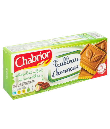 BISCUITS TABLEAU D'HONNEUR NOISETTES CHABRIOR 150G
