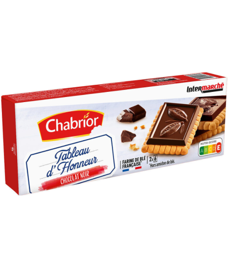 BISCUITS TABLEAU D'HONNEUR CHOCOLAT NOIR 150G