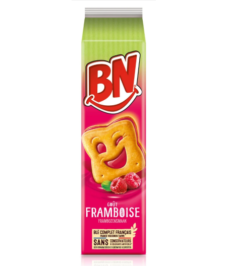 BISCUITS FOURRES A LA FRAMBOISE BN 285G