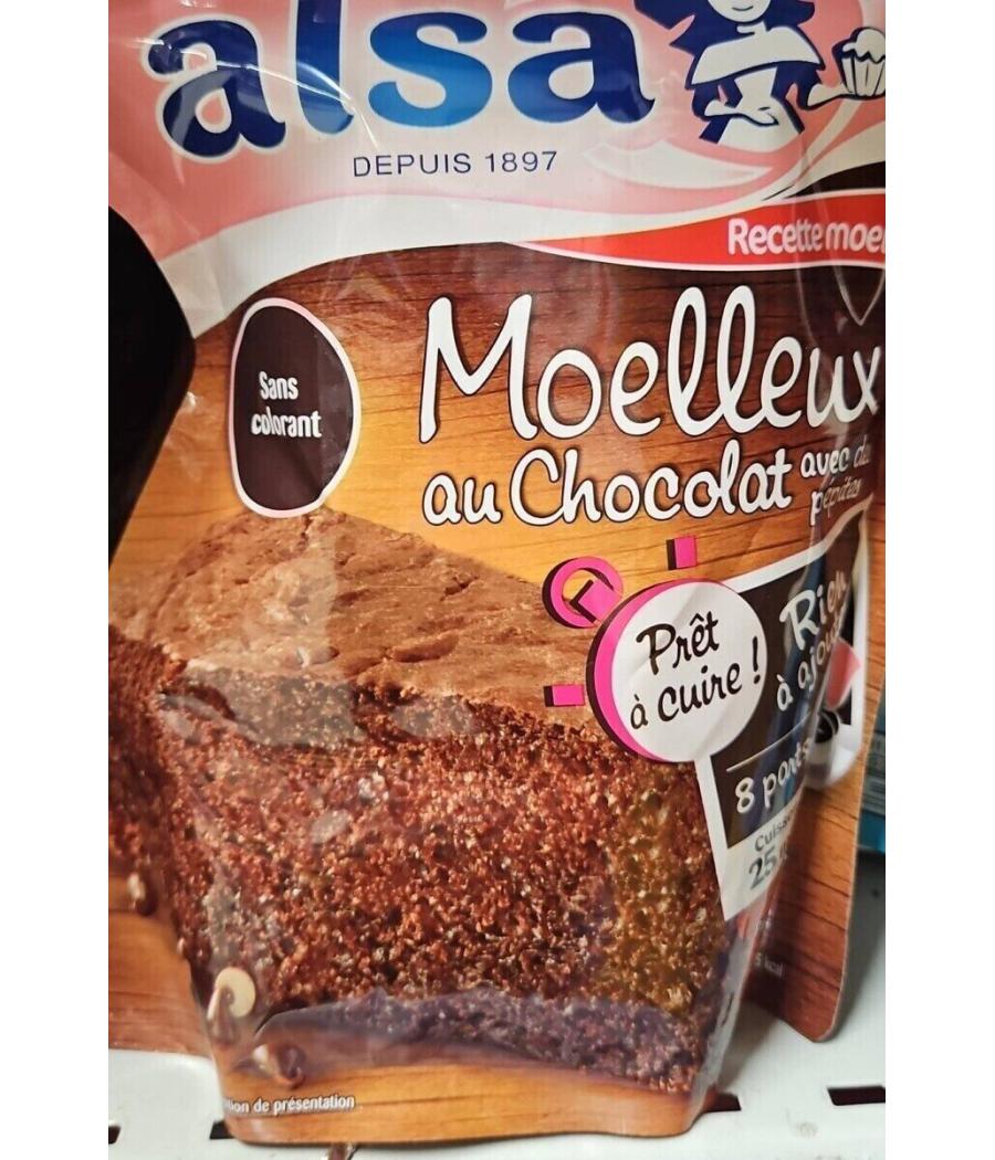 MOELLEUX AU CHOCOLAT AVEC DES PEPITES ALSA 500G