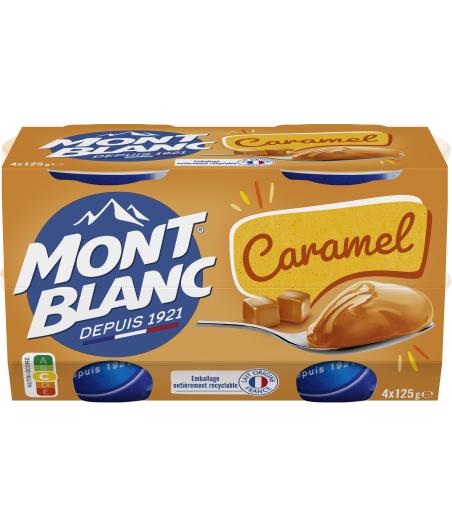 CREME DESSERT COUPELLES CARAMEL MONT BLANC 4 X 125G