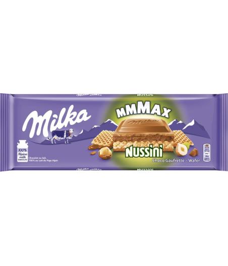 CHOCOLAT MILKA AU LAIT MMMAX NUSSINI 300G