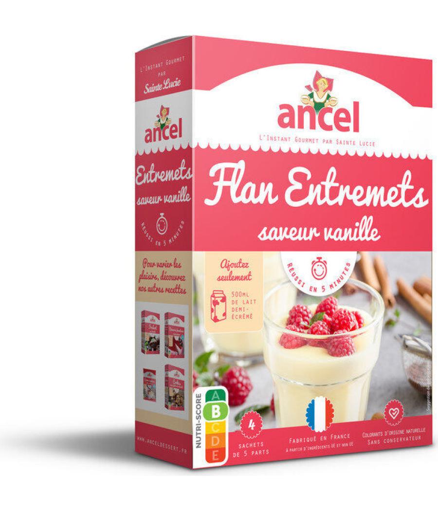 FLAN ANCEL ENTREMETS PARFUM VANILLE 180G