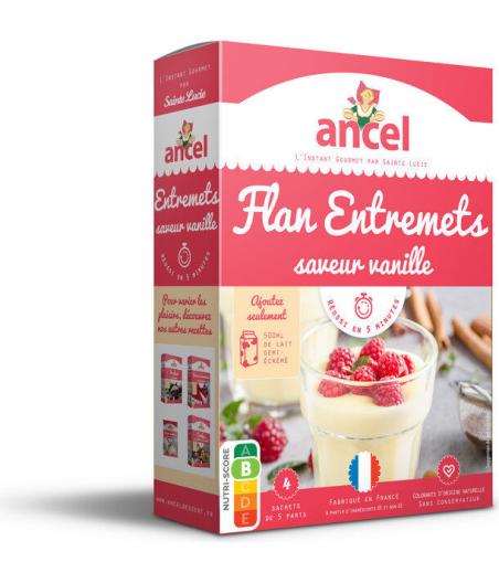FLAN ANCEL ENTREMETS PARFUM VANILLE 180G