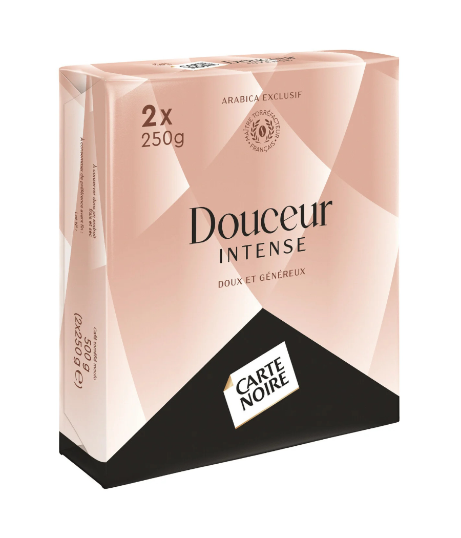 CAFE CARTE NOIR MOULU DOUCEUR INTENSE X2 250G