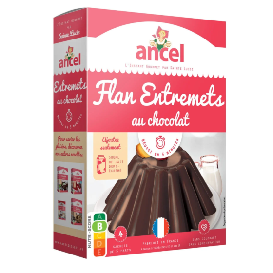 FLAN ANCEL DR. OETKER ENTREMETS AU CHOCOLAT 232G