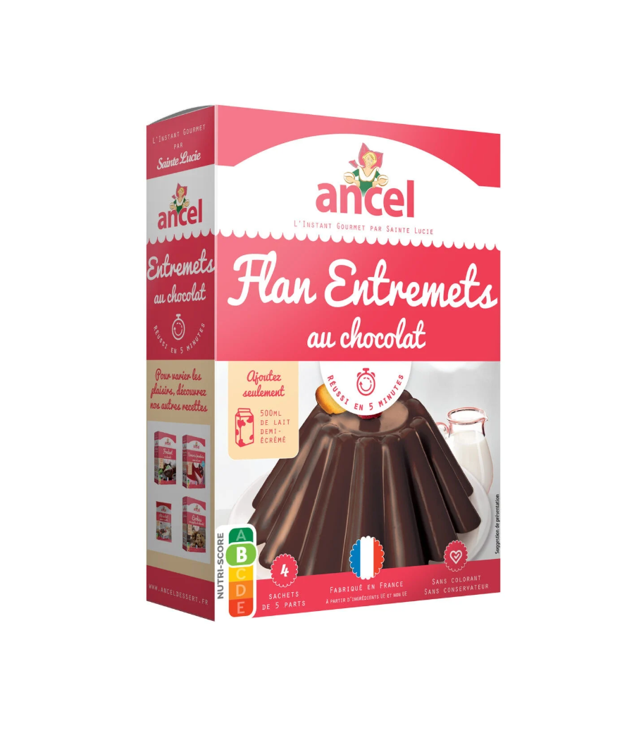 FLAN ANCEL DR. OETKER ENTREMETS AU CHOCOLAT 232G