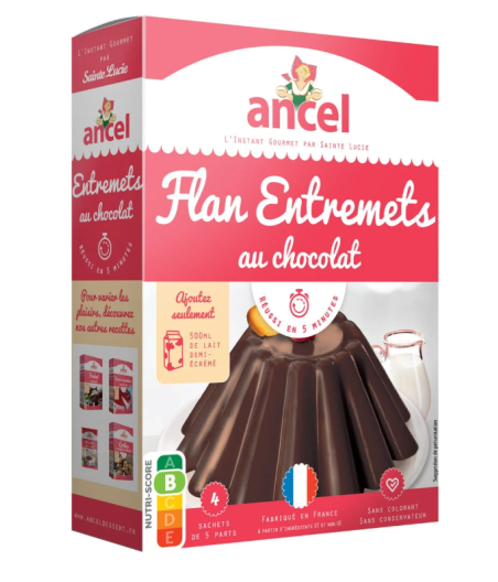 FLAN ANCEL DR. OETKER ENTREMETS AU CHOCOLAT 232G