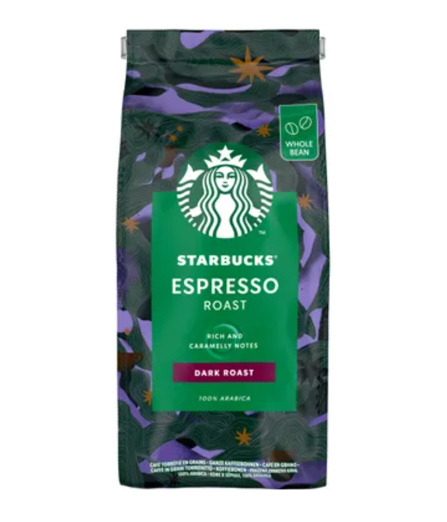 CAFE EN GRAINS ESPRESSO DARK ROAST STARBUCKS 450G