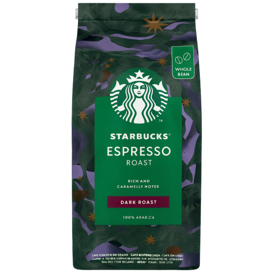 CAFE EN GRAINS ESPRESSO DARK ROAST STARBUCKS 450G