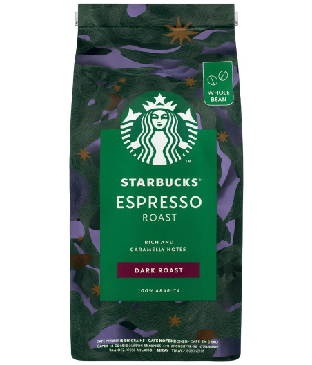 CAFE EN GRAINS ESPRESSO DARK ROAST STARBUCKS 450G