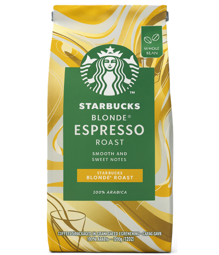 CAFE EN GRAINS ESPRESSO ROAST BLONDE STARBUCKS  450G
