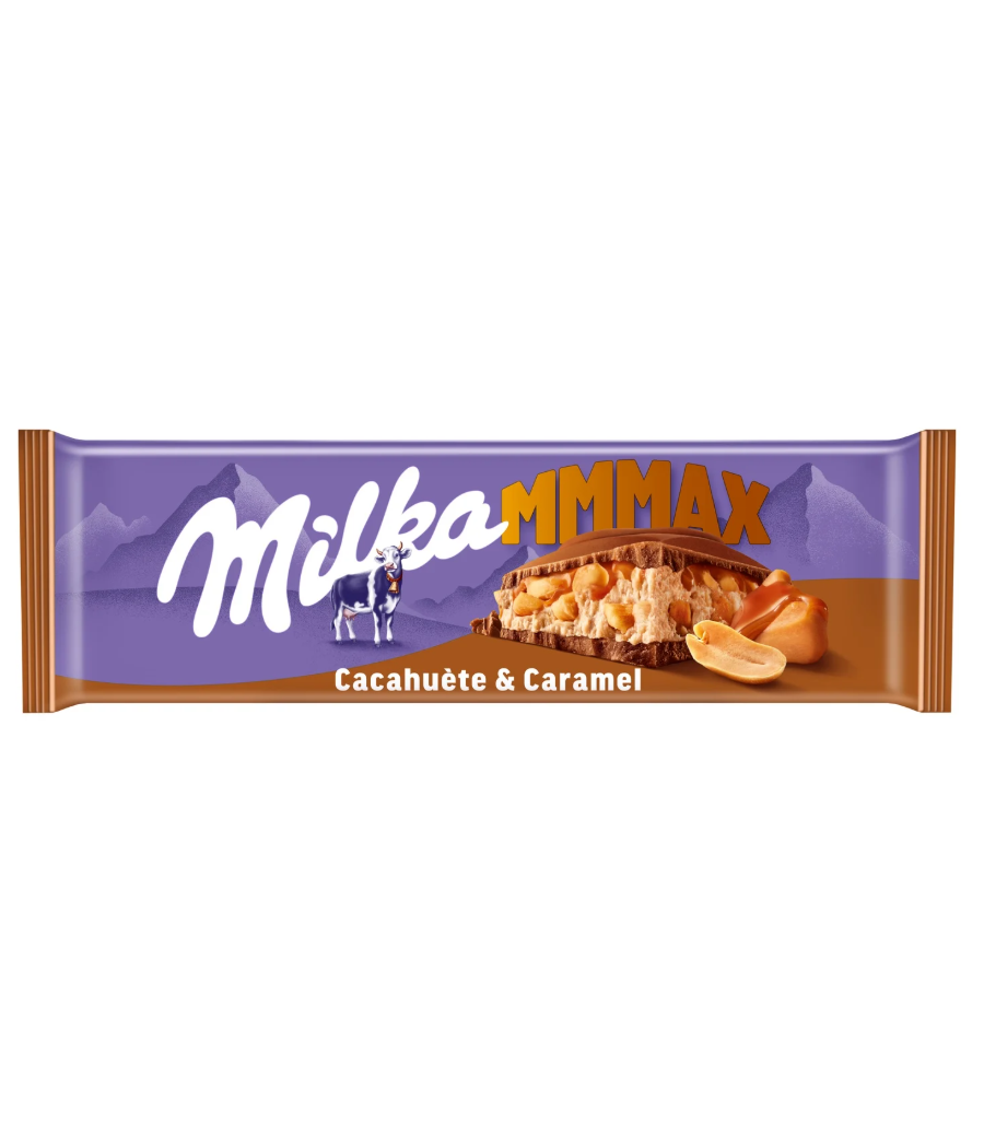 MMMAX CACAHUETE ET CARAMEL MILKA 276G