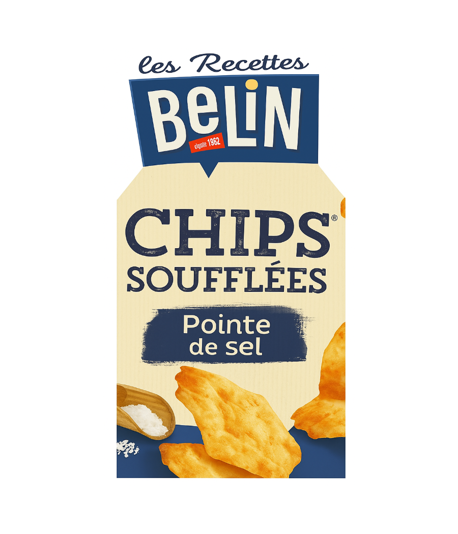 CHIPS SOUFFLES BELIN 100G