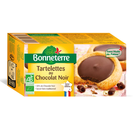 TARTELETTE AU CHOCOLAT NOIR 125G