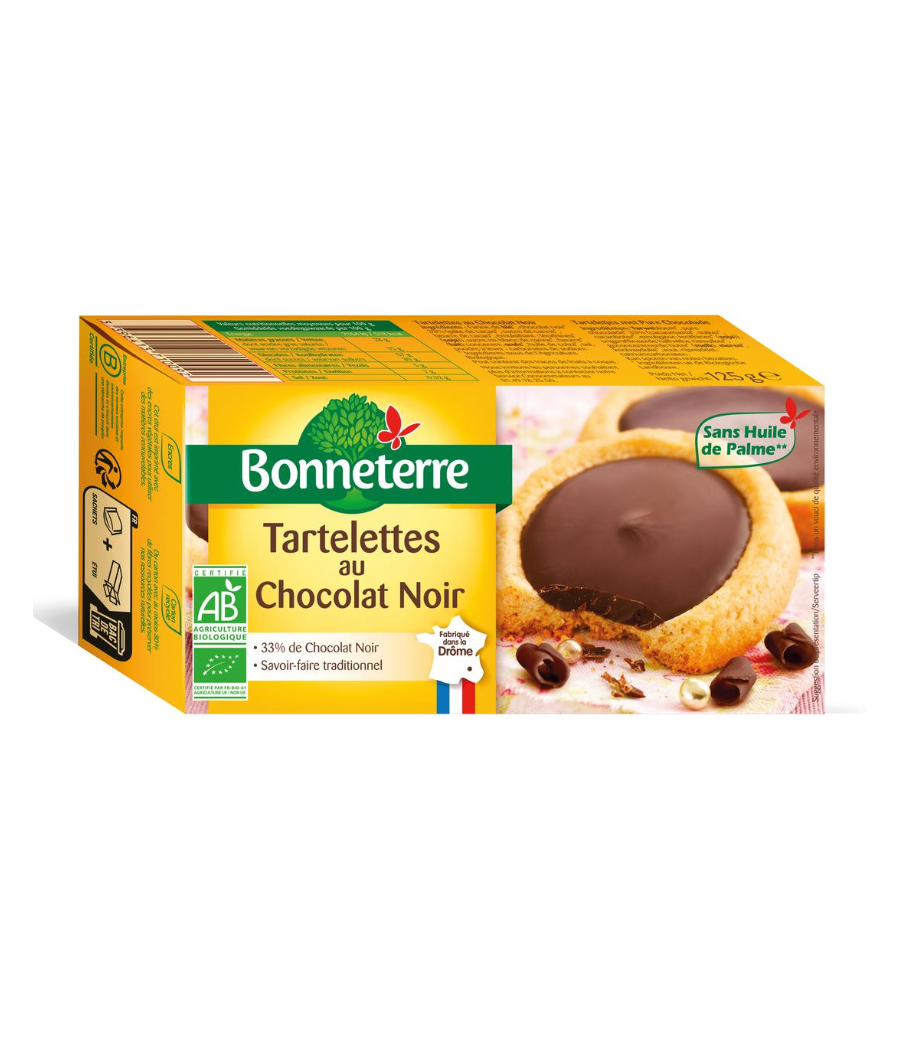 TARTELETTE AU CHOCOLAT NOIR 125G