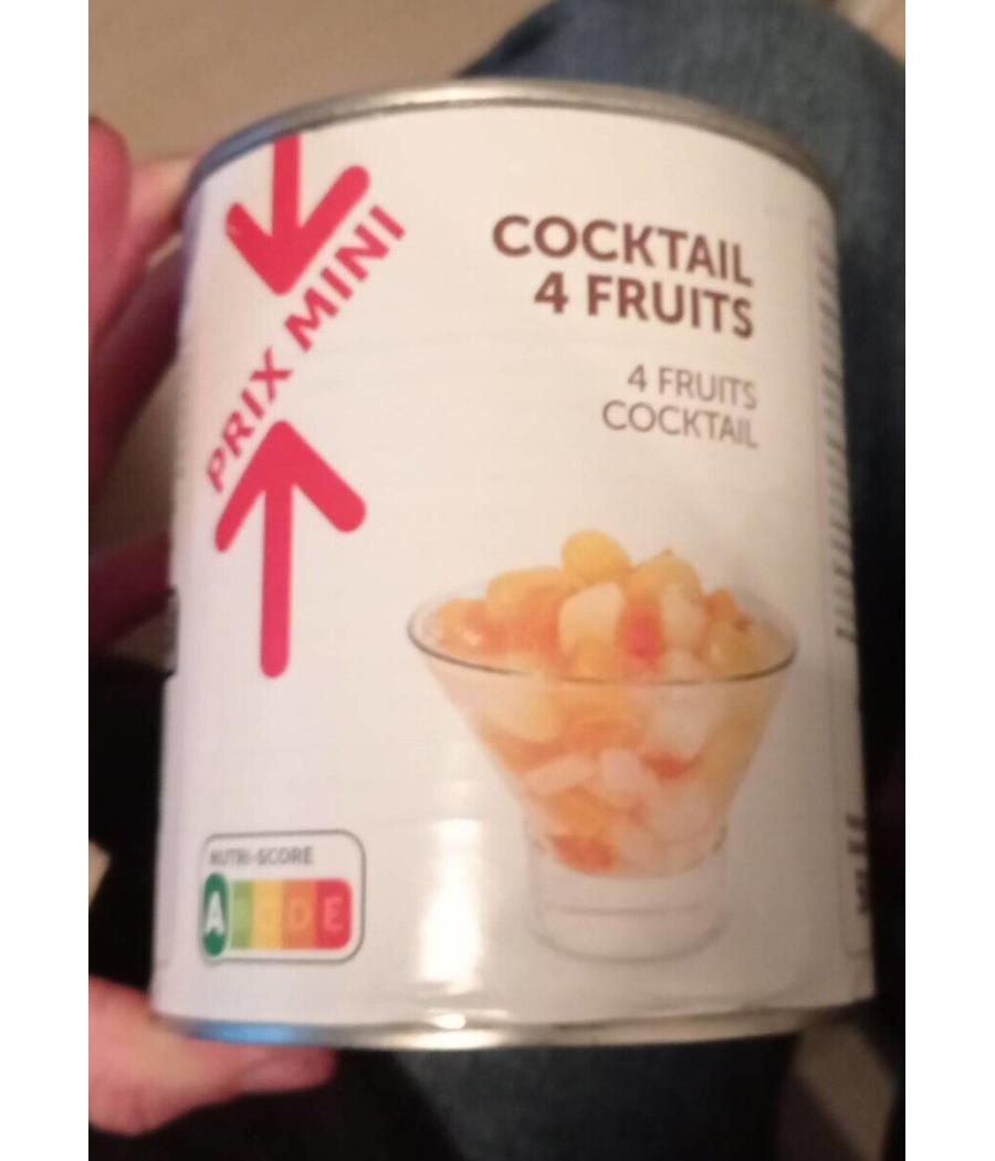 COCKTAIL 4 FRUITS PRIX MINI 820G