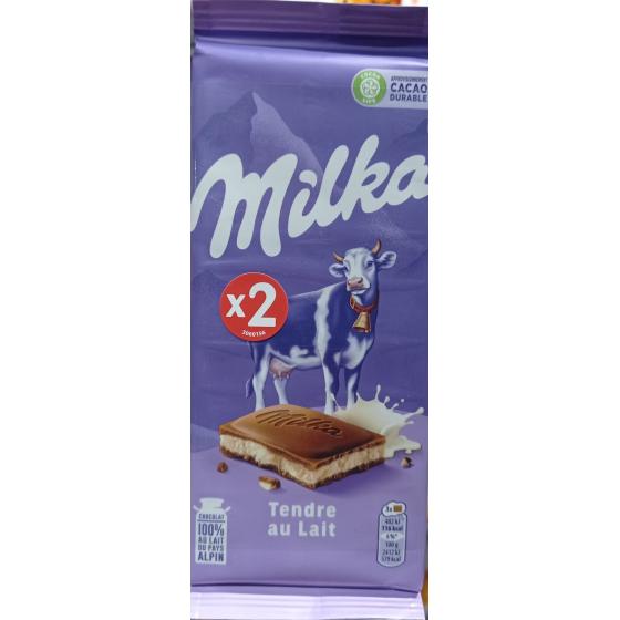 CHOCOLAT AU LAIT MILKA  200G