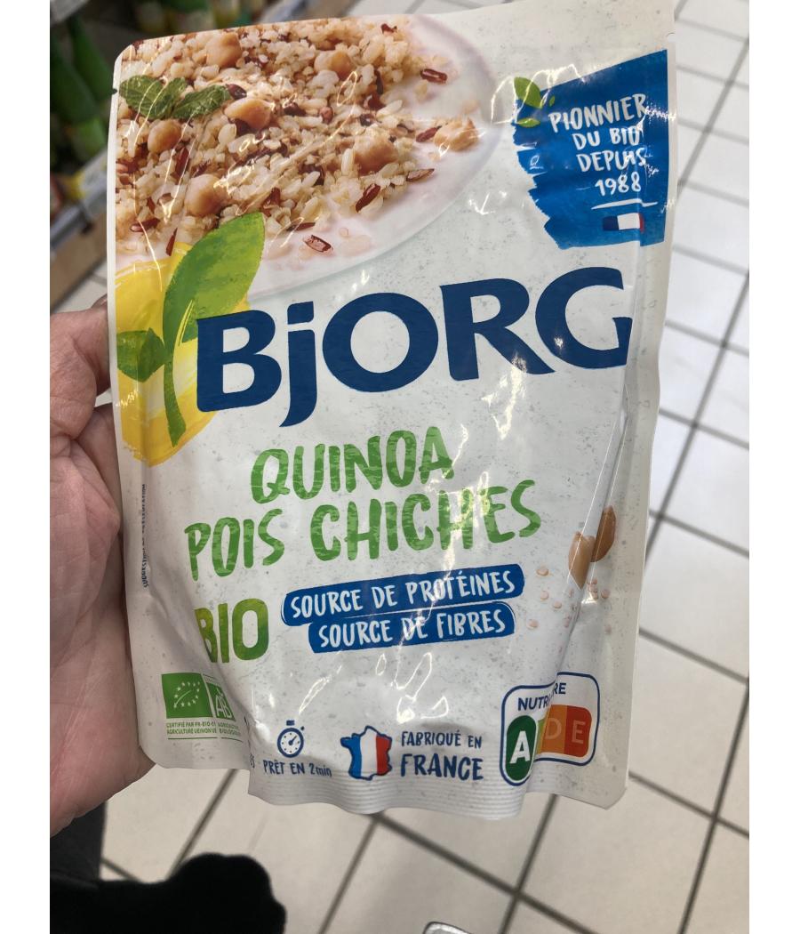 QUINOA POIS CHICHES BJORG 250G