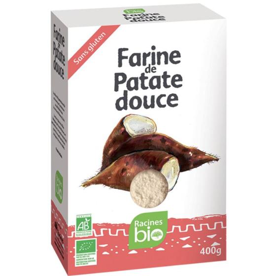 FARINE RACINES BIO DE PATATE DOUCE 400G