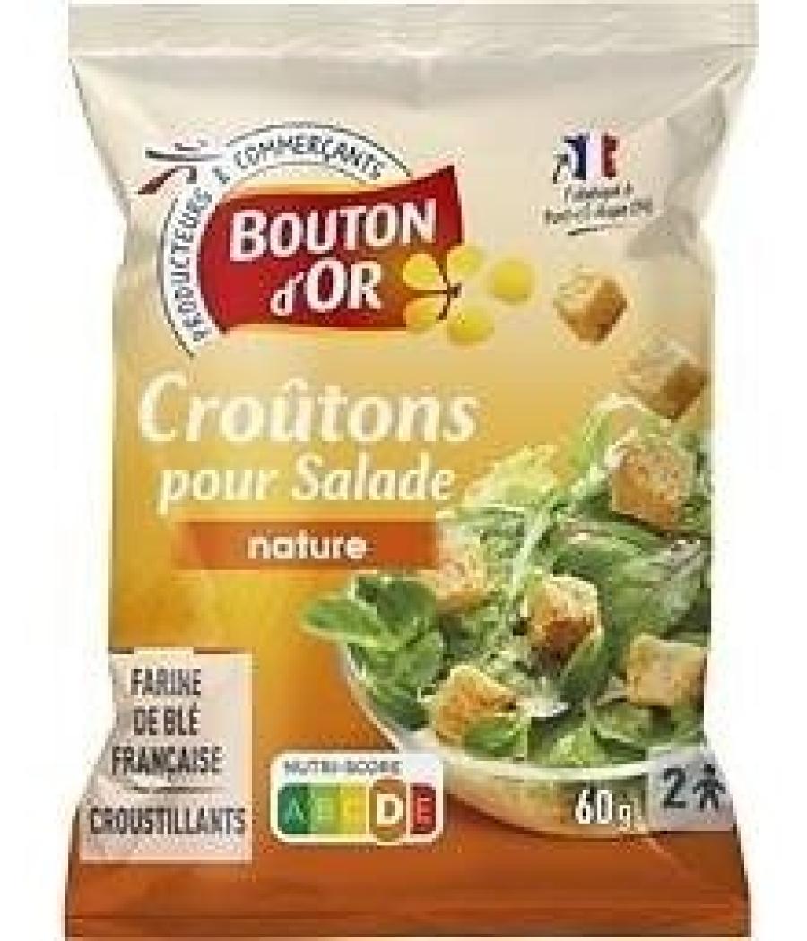 CEREALES BOUTON D'OR  CROUTONS SALADE SAVEUR NATURE 60G