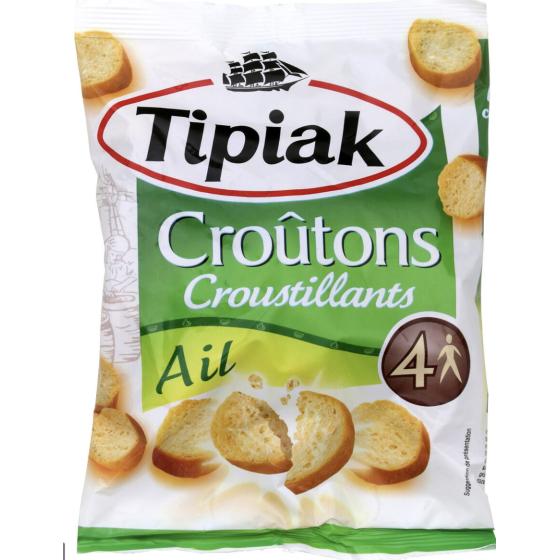 CROUTONS CROUSTILLANTS A L'AIL TIPIAK 90G