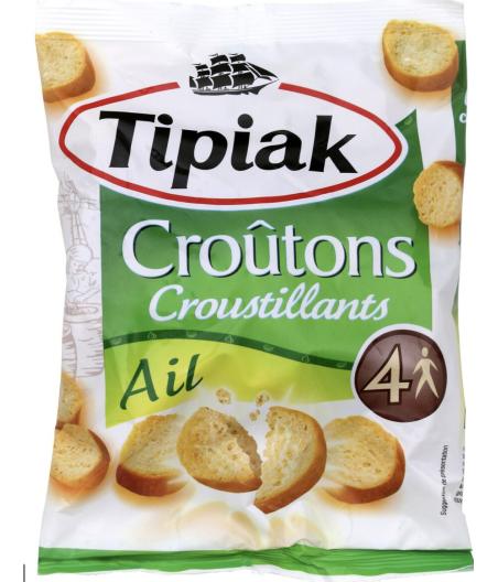 BLE TIPIAK CROUTONS CROUSTILLANTS AIL 90G