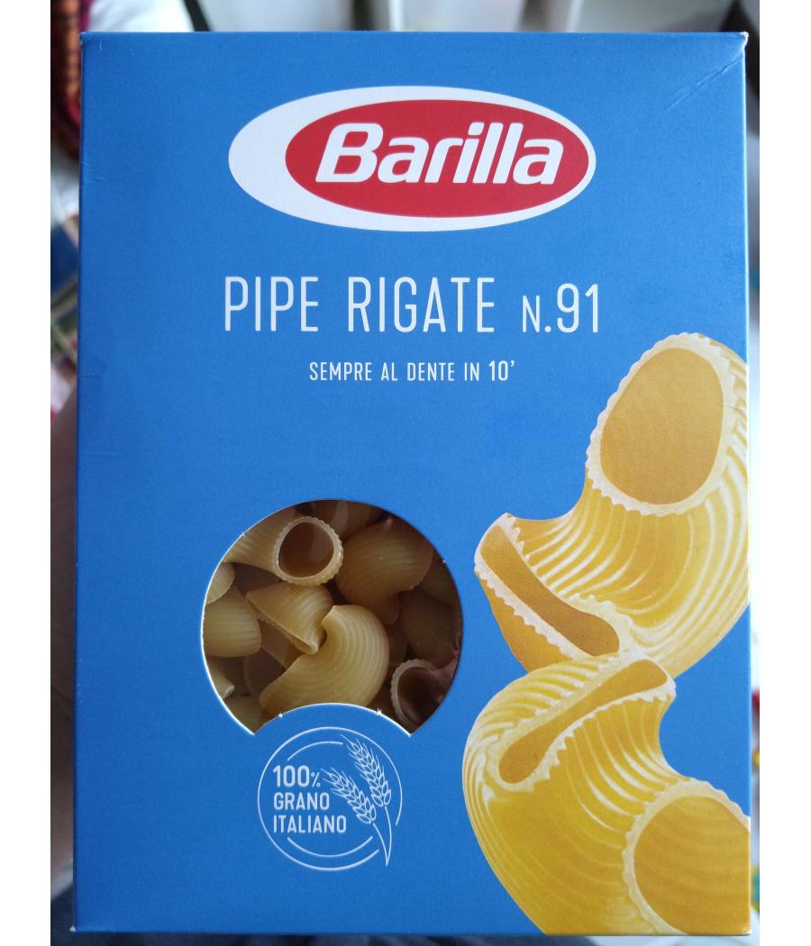 PATES BARILLA PIPE RIGATE 500G