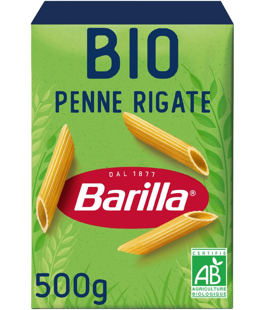PATES PENNE RIGATE BIO BARILLA 500G