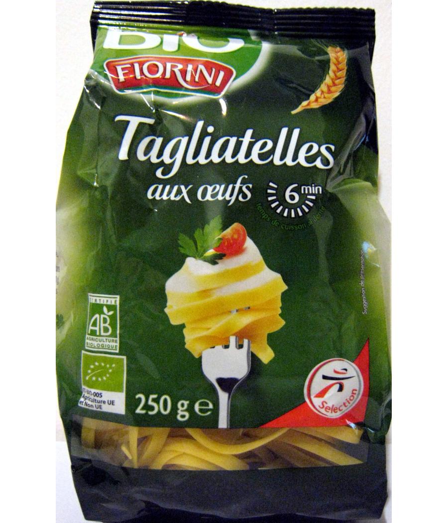 PATES TAGLIATELLES AUX OEUFS FLORINI BIO 250G