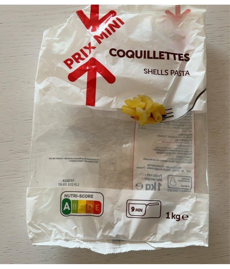 PATES COQUILLETTES PRIX MINI 1KG