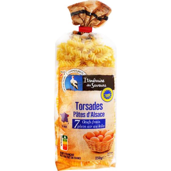 PATES TORSADES D'ALSACE ITINERAIRE DES SAVEURS 250G