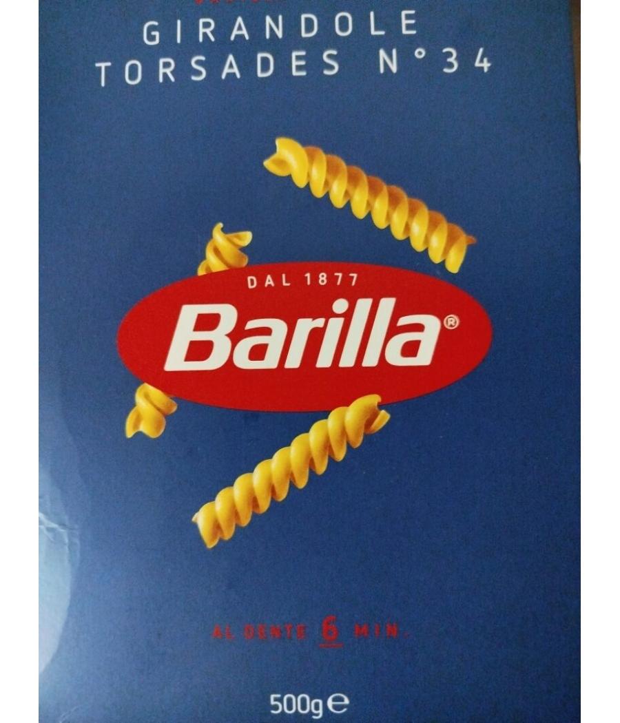 PATES TORSADES BARILLA 500G