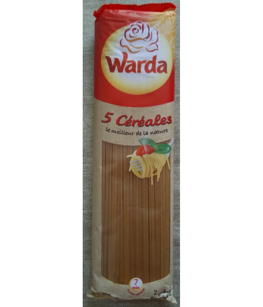 SPAGHETTI  5 CEREALES WARDA  500G