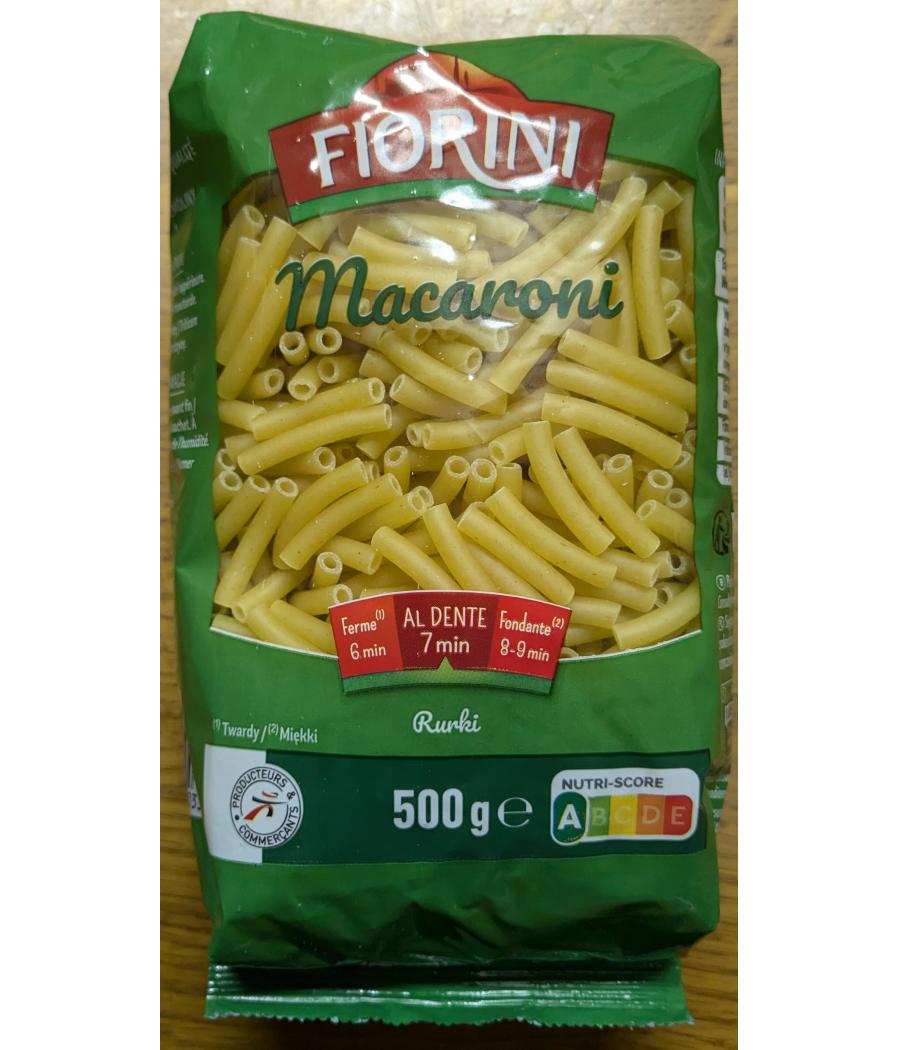 PATES MACARONI FIORINI 500G